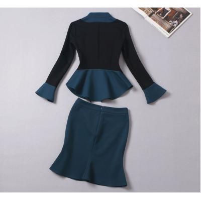 Professional temperament dress slimming two suit dress