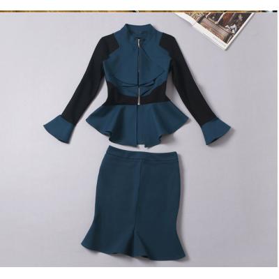 Professional temperament dress slimming two suit dress