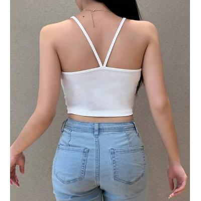 Women's fashion daily knitted vest pullover rib knit open back solid color binding